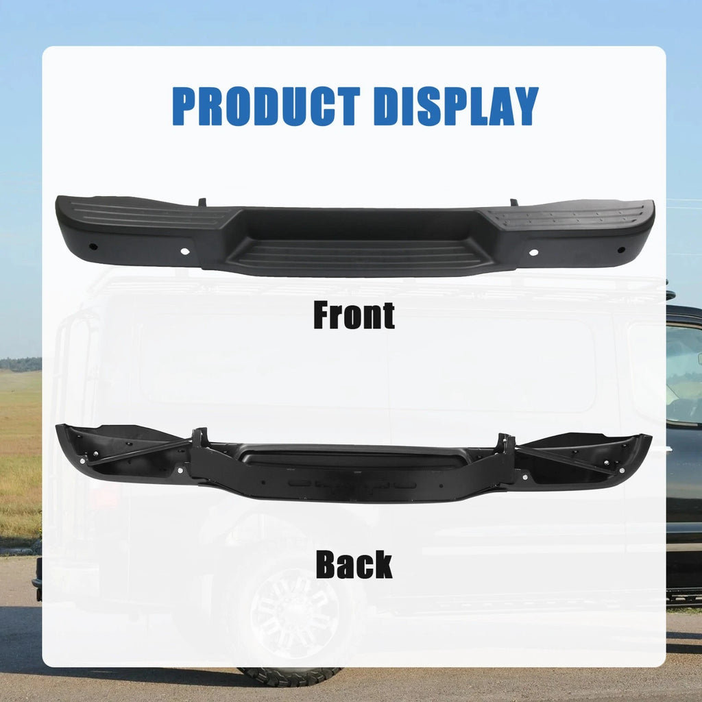 Steel Rear Step Bumper for Nissan NV1500 NV2500 NV3500 (2012–2021)