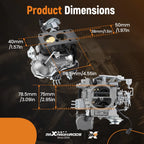 Manual Choke Carburetor for Toyota Land Cruiser 3F (1984–1992)