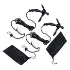 Set of 2 Folding Kayak Anchors for Marine Use (0.7KG)