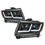 Full LED Side Marker Turn Signal Headlights for Freightliner Cascadia (2008–2017)
