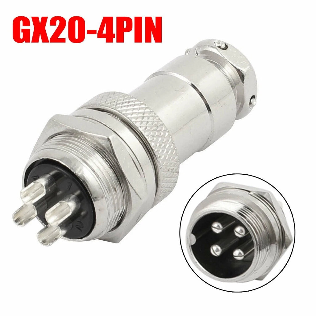 Aviation Connector Waterproof Male + Female Metal Mounting Panel Set