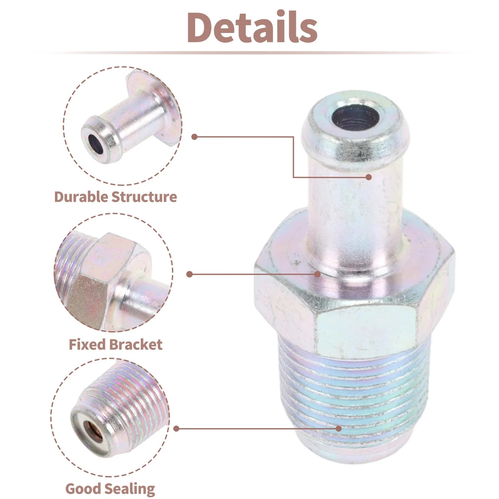 PCV Valve for Subaru Crosstrek (2018–2023) 11810AA190 Metal Silver Tone