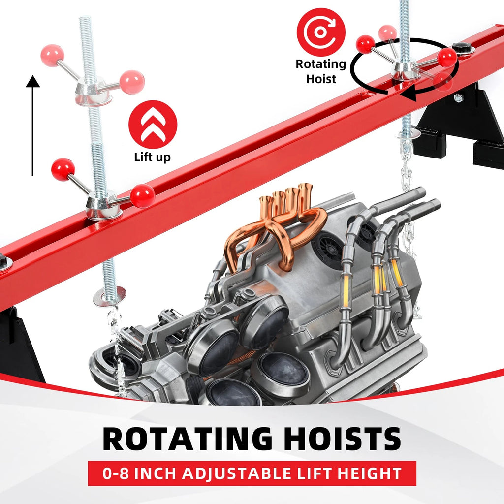 Engine Support Bar for Heavy Duty Vehicles (1100lb Capacity)