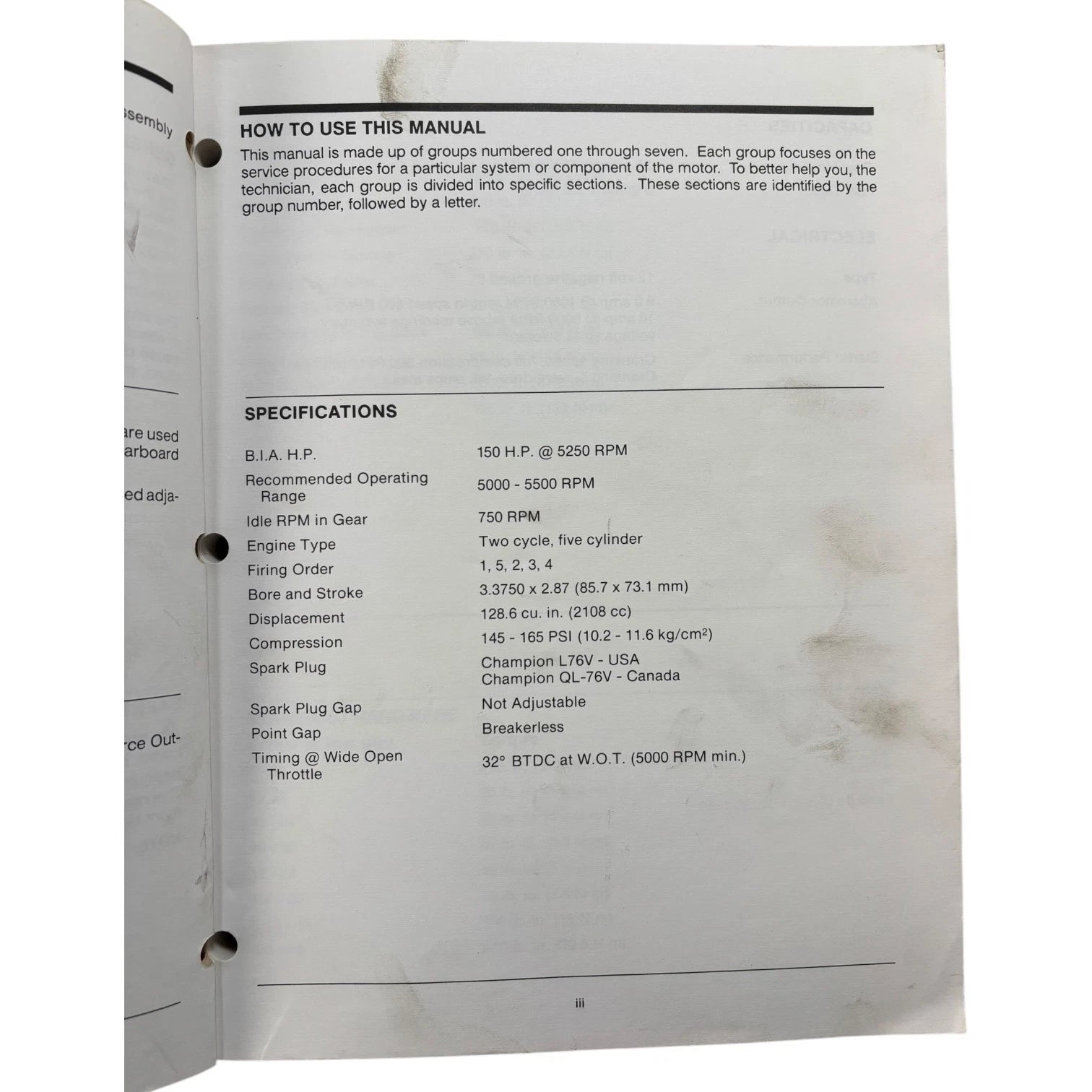 Service Manual for Force Outboards 150 HP (1991–1994) 90-823268
