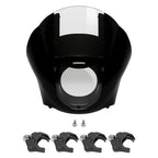 Quarter Front Headlight Fairing Windshield for Harley Dyna (39mm Fork Clamps)