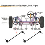 Set of 1 Front Stabiliser Sway Bar Link with Bushing for GMC Acadia (No.K750155)