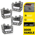 4X Interior Door Handle Gray for Jeep Grand Cherokee (2005–2010)