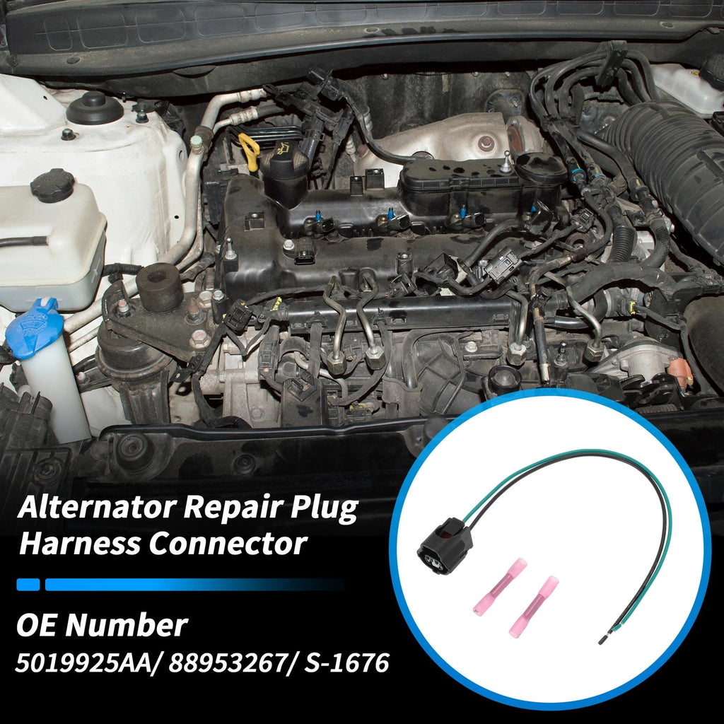 Alternator Repair Plug Harness Connector 5019925AA for Chevy Chrysler