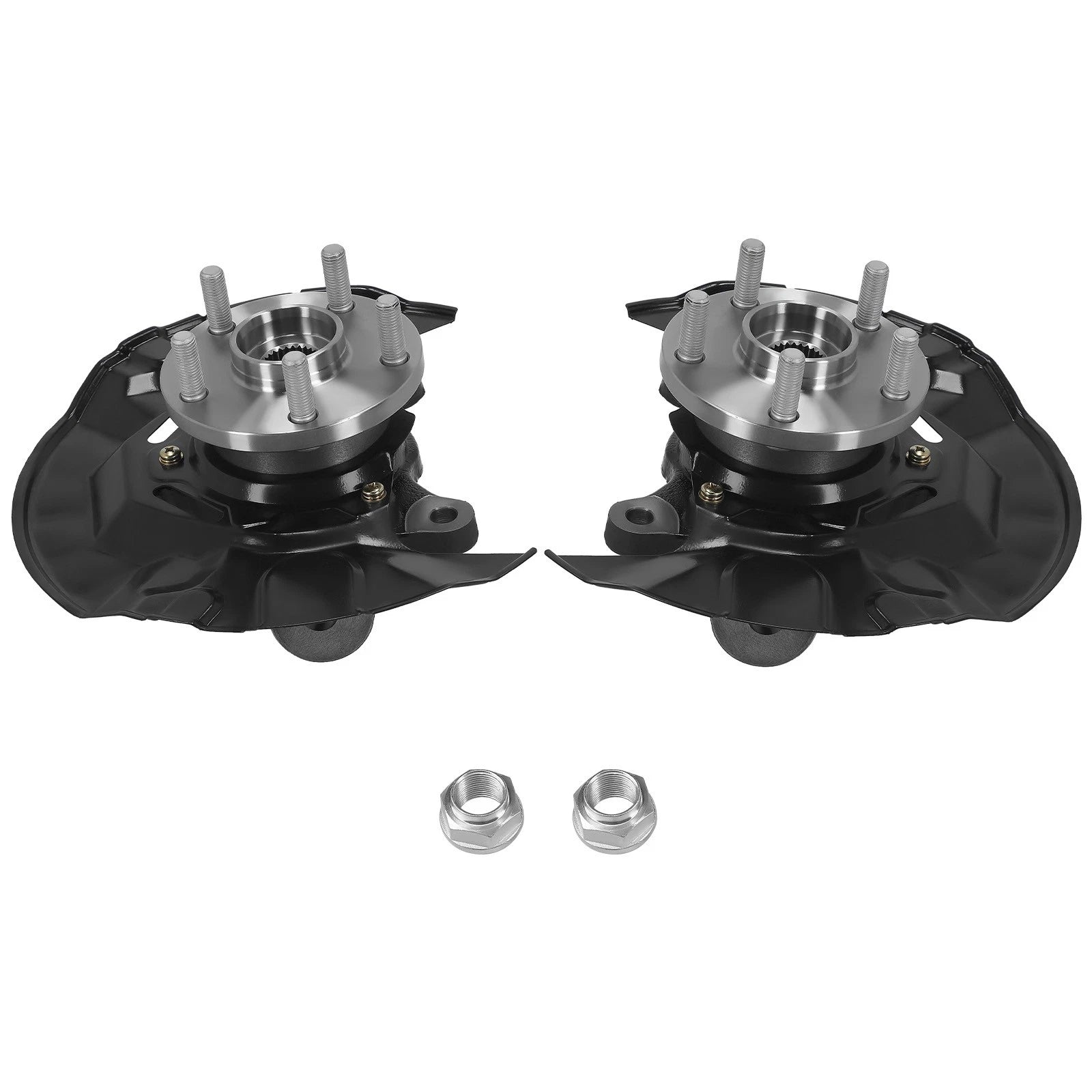 Set of 2 Knuckle Steering Wheel Bearing Hub Assy for Toyota Matrix (2003–2008)