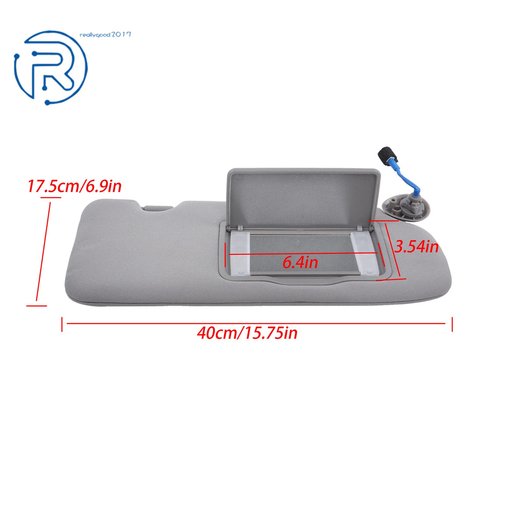 Set of 2 Sunvisors for Honda CR-V (2017–2022) with Lights and Mirror
