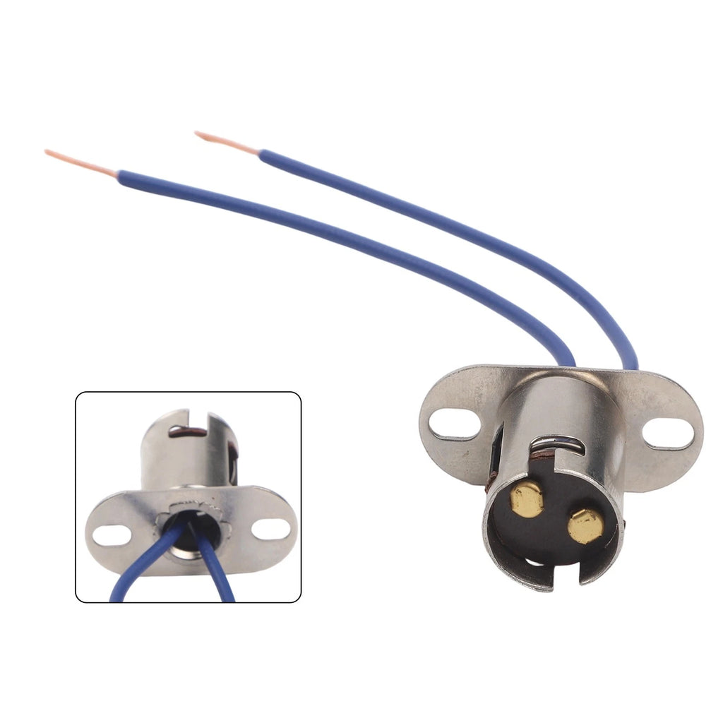 LED Brake Signal Light Wire Adapter Holder 1157 BAY15D for Universal