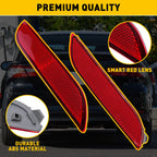 Set of 2 Rear Bumper Light Reflectors for Toyota Camry (2018–2021)