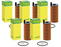 Set of 5 Engine Oil Filters for BMW F15 F30 328d 535d X3 X5 740Ld (2014–2019)