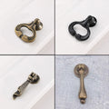Set of 10 Antique Door Pull Handles for Cabinet Drawer Hardware