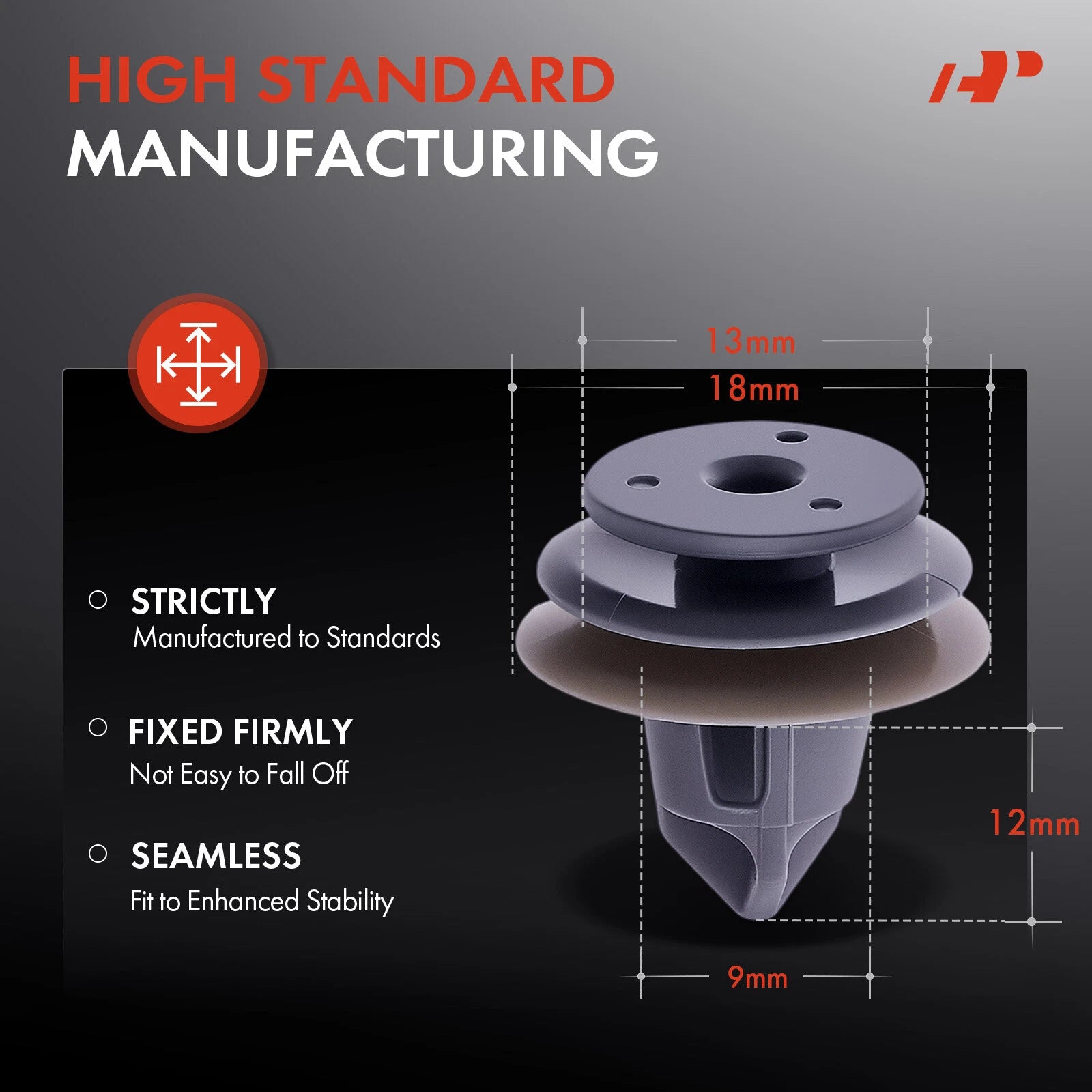 20x Nylon Door Trim Panel Retainers for Honda