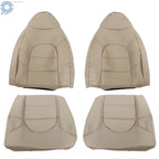 Set of 2 Front Seat Covers for Ford F250 F350 Lariat (1999–2000) Tan