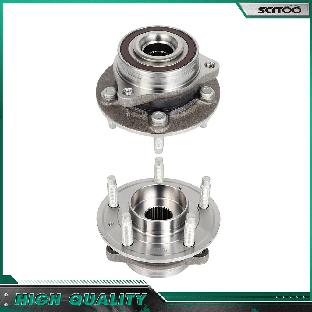 2X Wheel Bearing Hub Assembly for Chevrolet Equinox GMC Terrain (2010–2017)