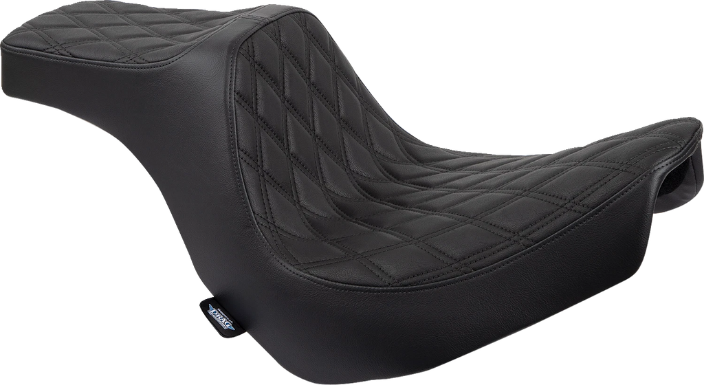 Predator III 2-Up Seat for Harley Davidson (2000–2023) - Double Diamond - Black