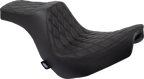 Predator III 2-Up Seat for Harley Davidson (2000–2023) - Double Diamond - Black