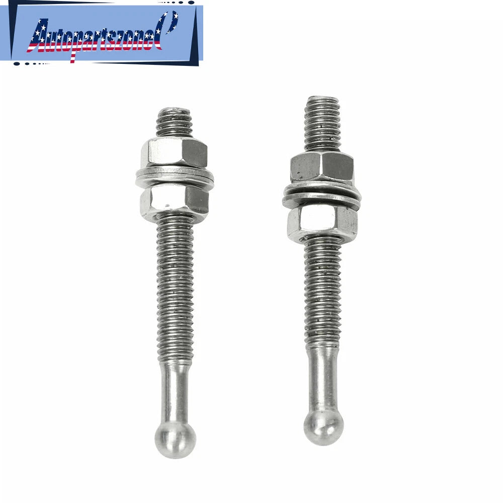 Set of 4 Push Button Bonnet Hood Pin Lock Clips for Car Quick Release