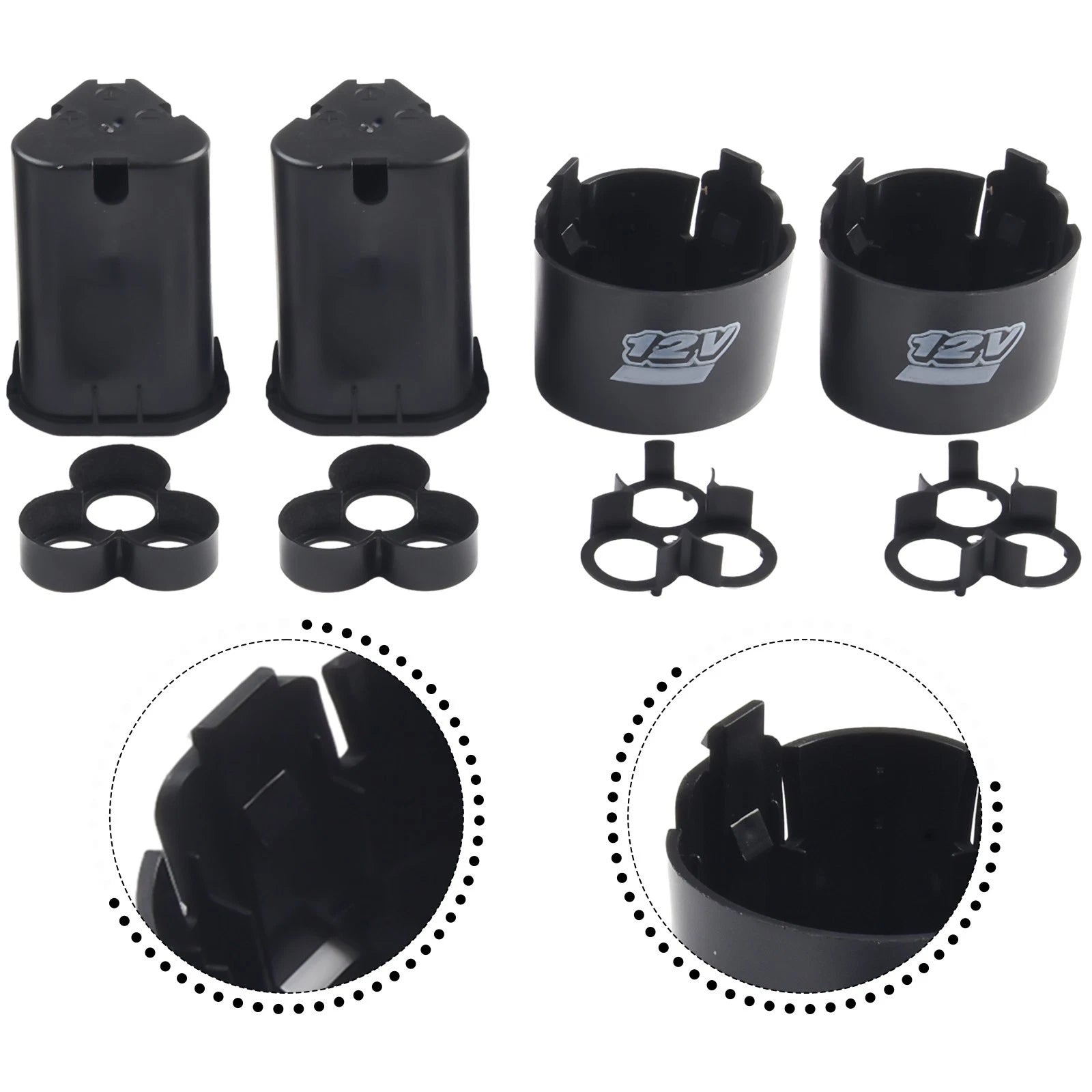 Set of 6 Li-ion Battery Case Screws for 12V 3S Packs