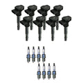 Set of 8 NGK Ignition Coils & Platinum Spark Plugs for Audi RS5 (2013–2015)