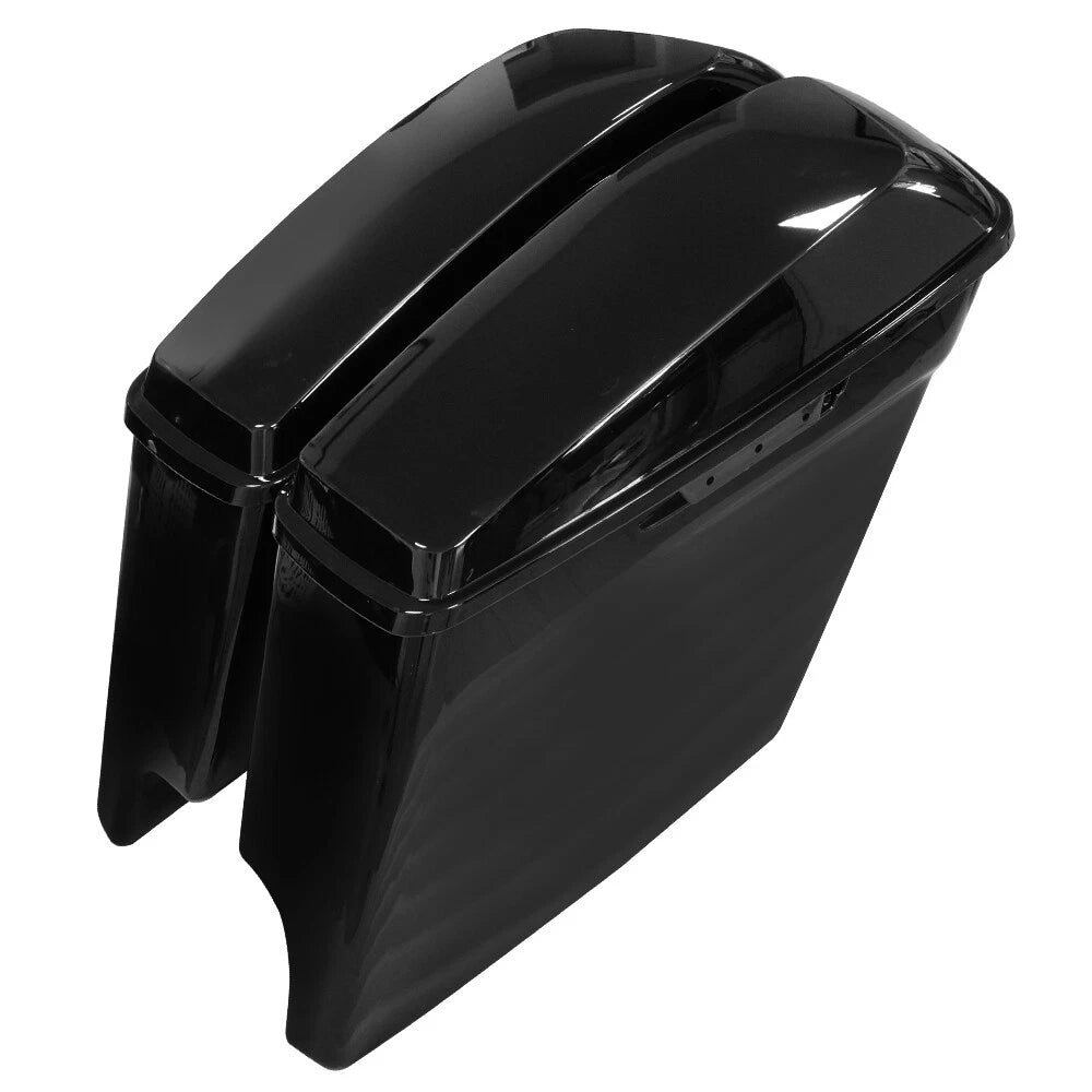 5" Stretched Extended Hard Saddlebags for Harley Davidson Touring (2014–2024)