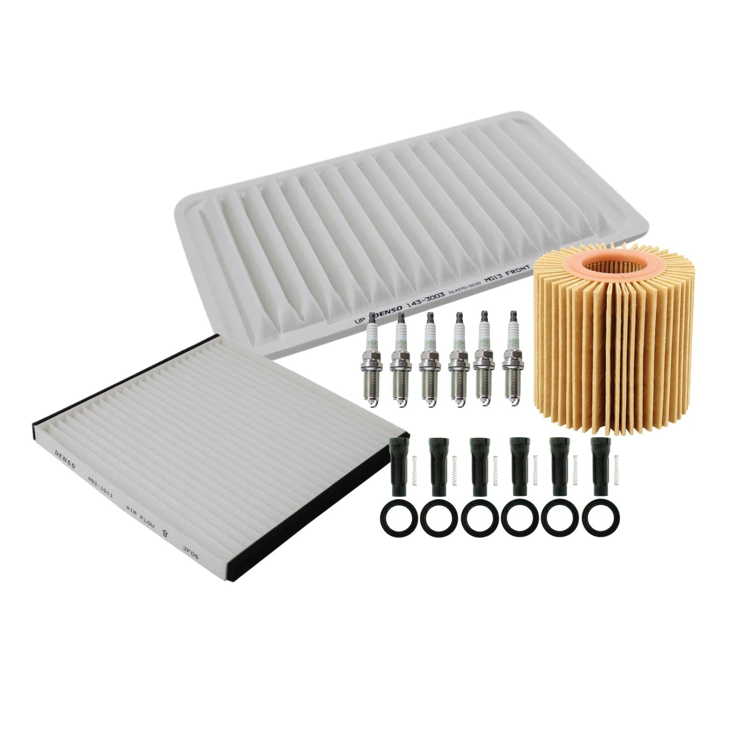 Tune Up Kit with 6 NGK Spark Plugs & Boots for RX350 Sienna (2006–2023)