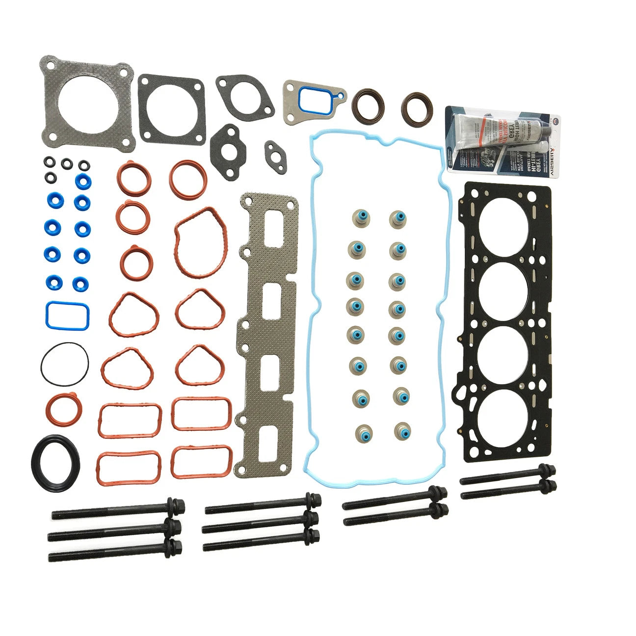 Set of 10 Engine Cylinder Head Gasket Bolts for Jeep Liberty (2004)