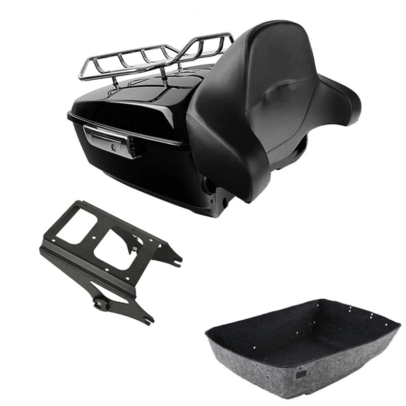 Trunk Backrest Mount Rack for Harley Touring Road Glide (2009–2013)