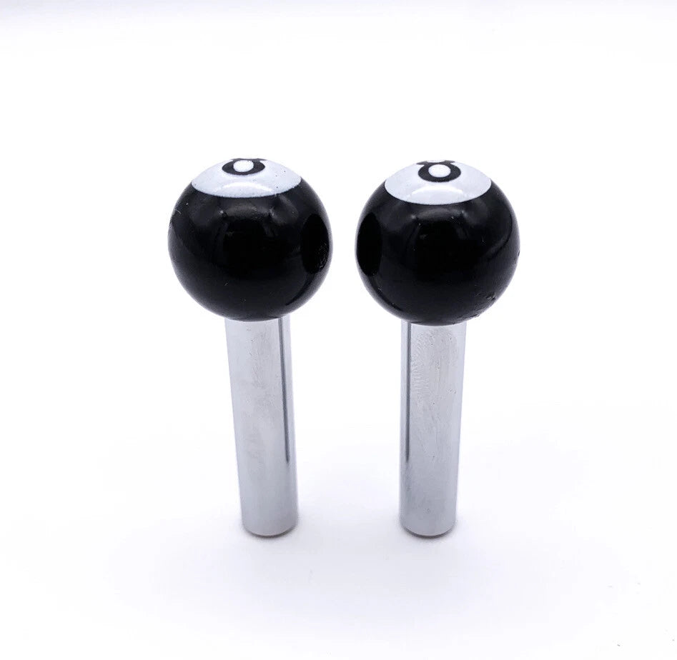 Door Lock Knobs Replacement for Cars Trucks SAE 10-32 (Black 8 Ball) (1)