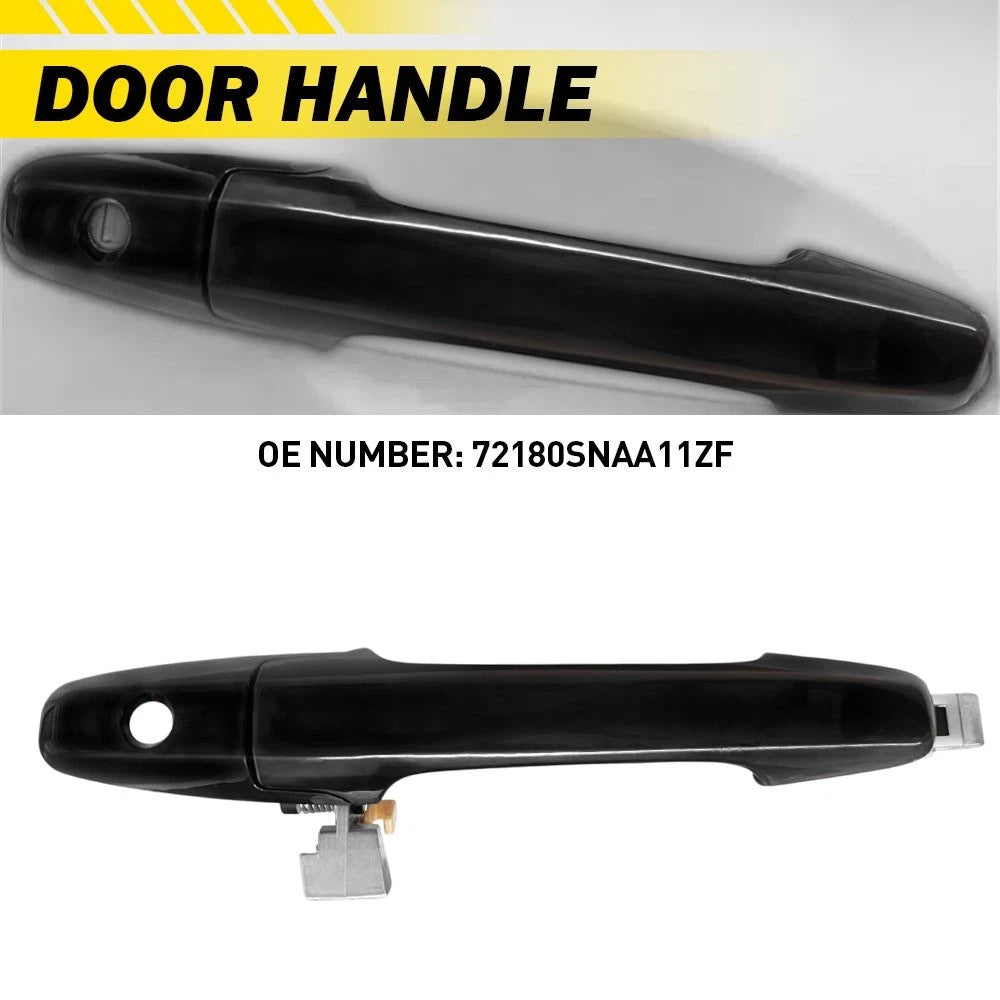 Front Left Door Handle for Honda Civic (2006–2011) 72180SNAA11ZF Black