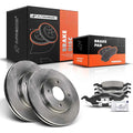 Front Disc Brake Rotors & Ceramic Pads for Ford Focus (2000–2004)