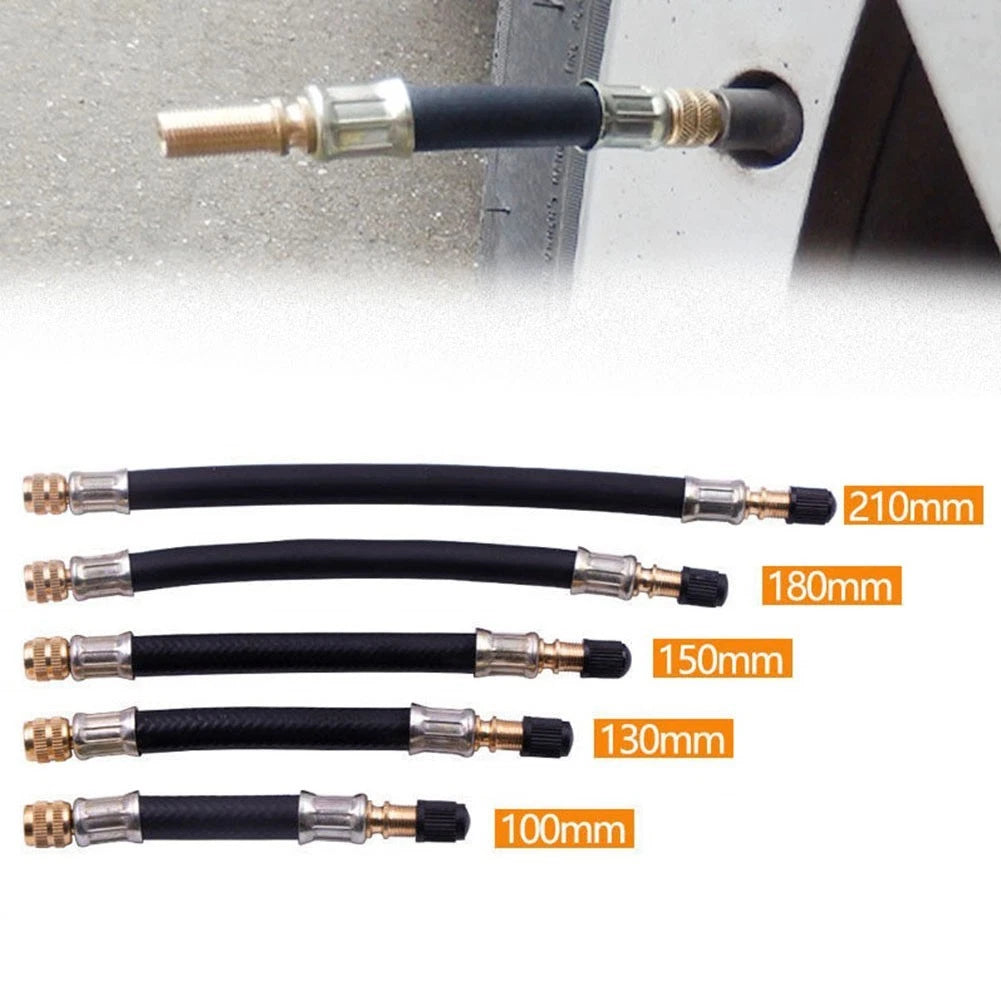 Tire Valve Stem Adapter Extension Hose for Universal Vehicles