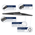 Rear Windshield Wiper Blade for Ford Expedition (2012–2015)