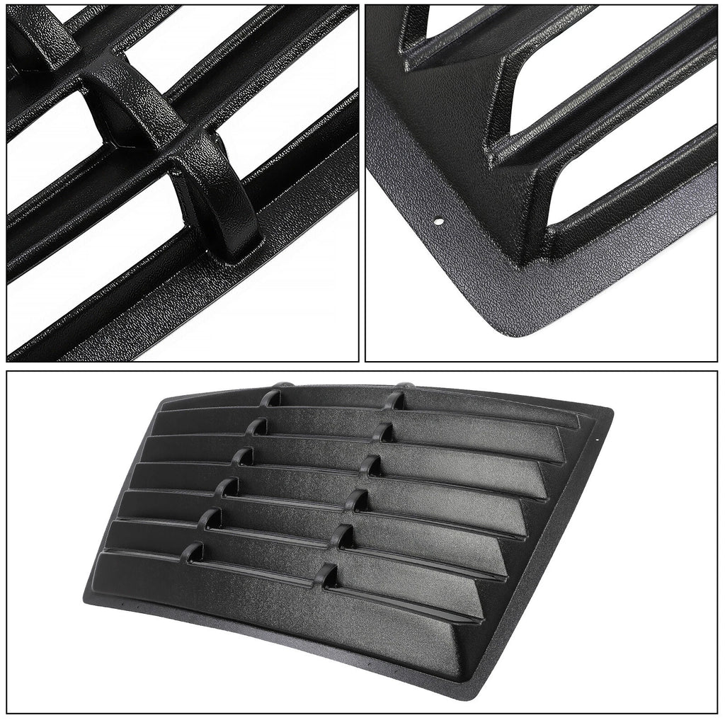 Rear Window Louver for Ford Mustang Fastback (1979–1993) Black ABS