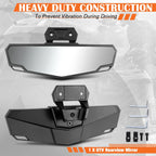 Universal Rearview Mirror with Convex Brown Glass for Motorcycles (Universal)
