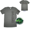 Dmax Tee Shirt for Chevy Duramax Diesel Truck (4X4, Small, Gray)