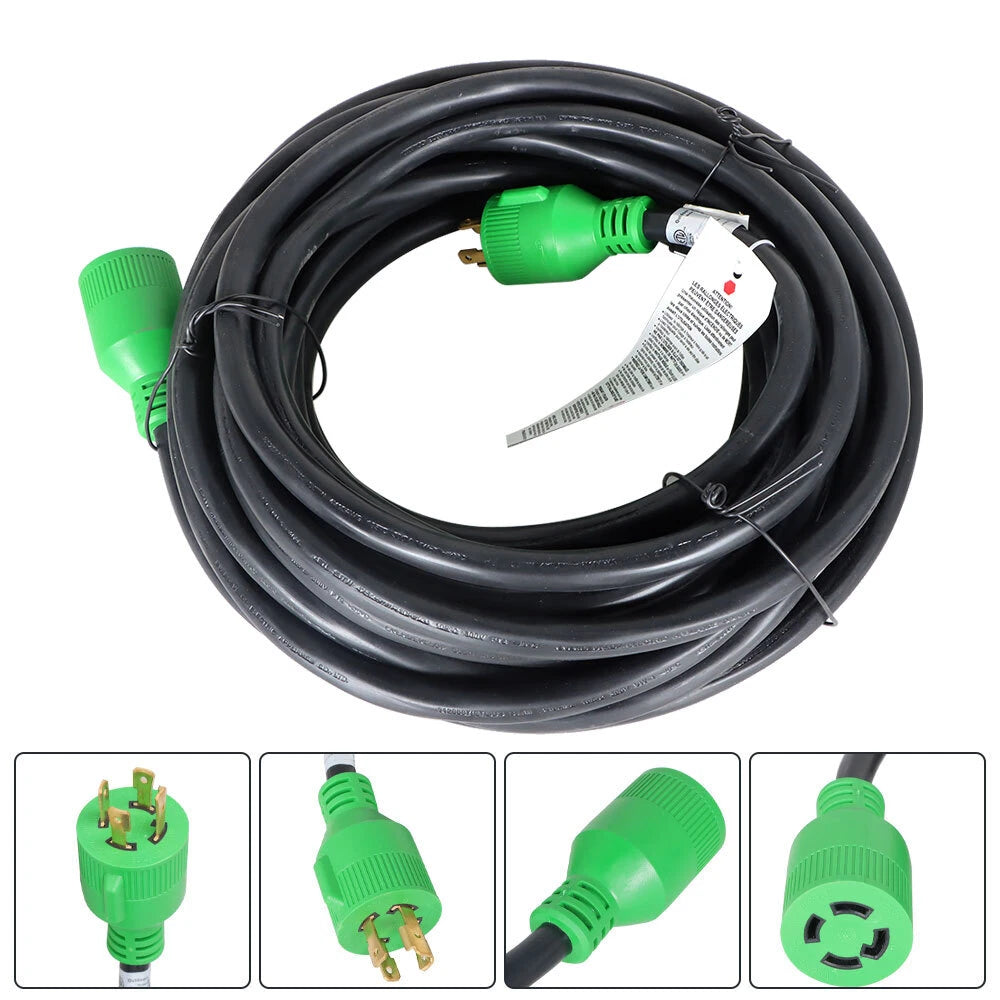 30 Amp RV Power Extension Cord for Generator (50ft)