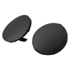 2X Tow Hook Cover Eye Cap for Toyota Corolla (2007–2010) - Black Unprimed