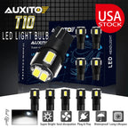 10PCS T10 LED License Plate Light Bulbs for Universal Fit (6000K)