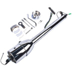 30" Chrome Tilt Steering Column Shift Indicator for Auto (No Key)