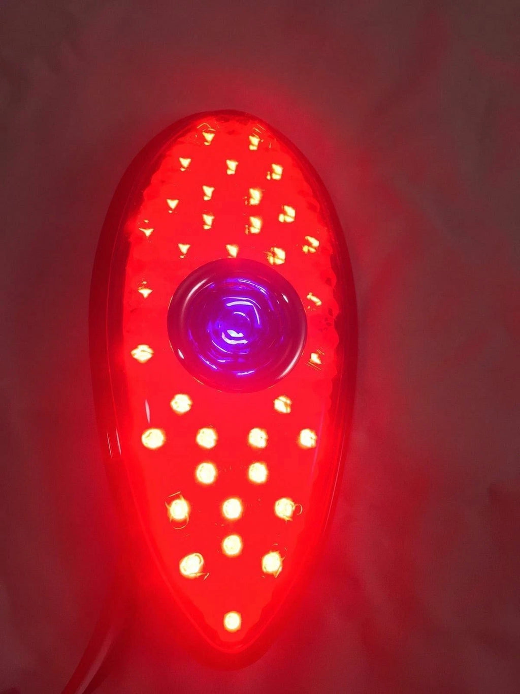 LED Tail Light Inserts Pair Blue Dot Tear Drop Lens for Ford (1938–1939)