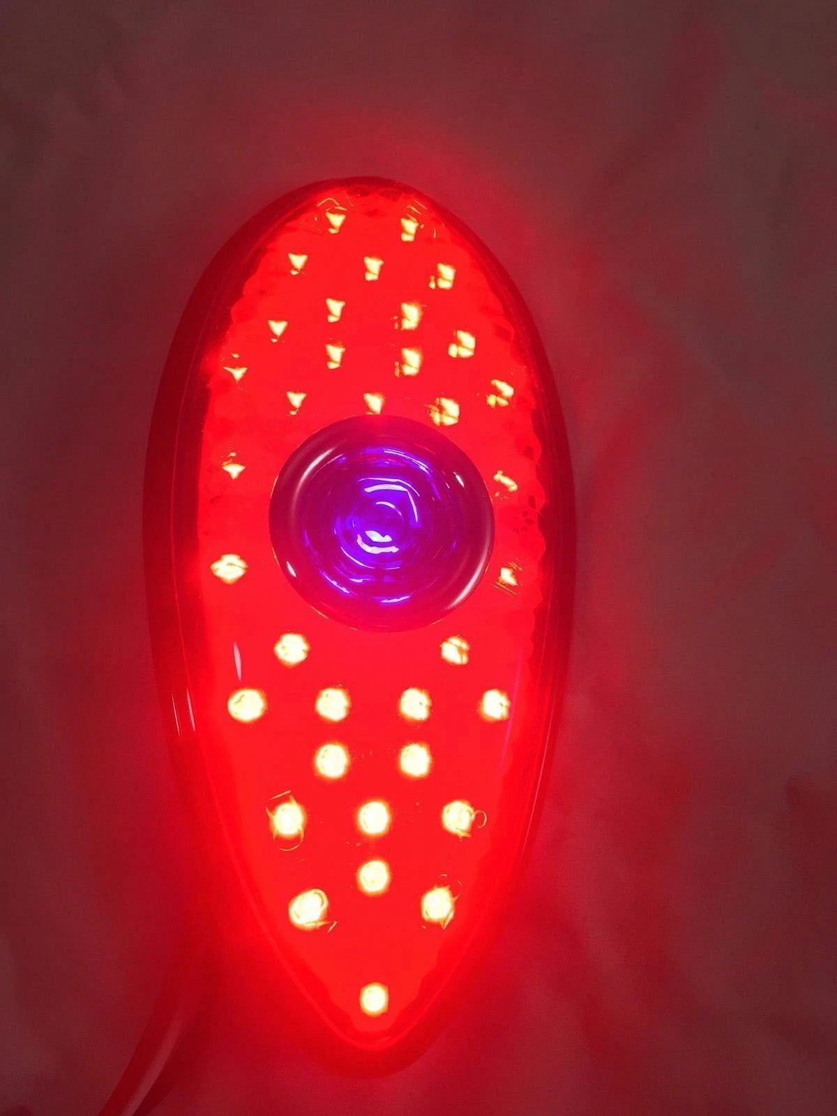 LED Tail Light Inserts Pair Blue Dot Tear Drop Lens for Ford (1938–1939)