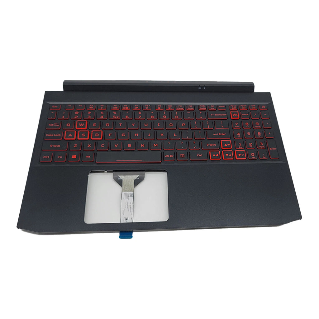 Palmrest for Acer Nitro 5 AN515-55 AN515-56 (2020–2021) Red Backlit 6B.QEXN2.001