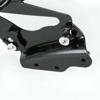 2X Black Luggage Rack + 4 Point Docking for Harley Electra Glide (2009–2013)
