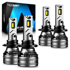 2X NOVSIGHT 9005 9006 LED Headlight Bulbs 40000LM 6500K for HB3 HB4