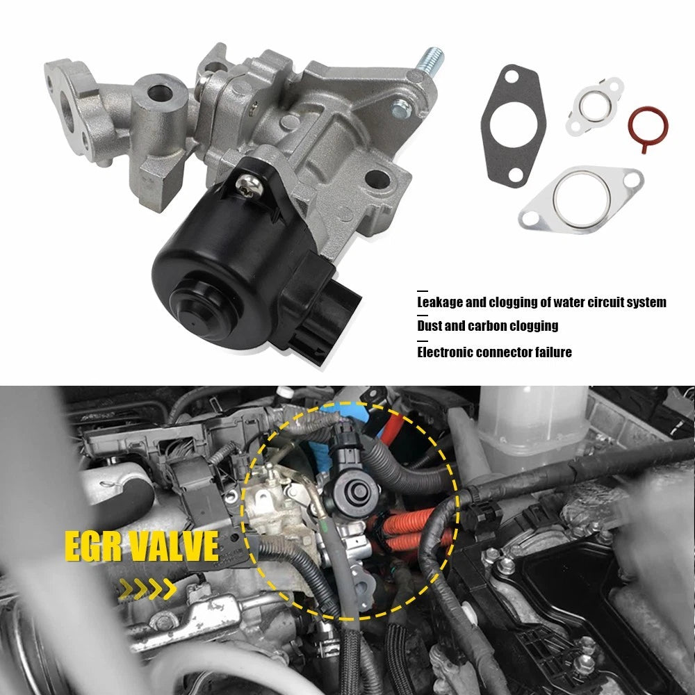 EGR Valve Kit for Toyota Prius (2010–2015), Prius V (2012–2017) 04004-58137 H