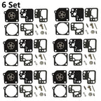 Set of 6 Carburetor Gasket Kit for Stihl HS46 HS56 (ZAMA RB-186 C1T-S195)