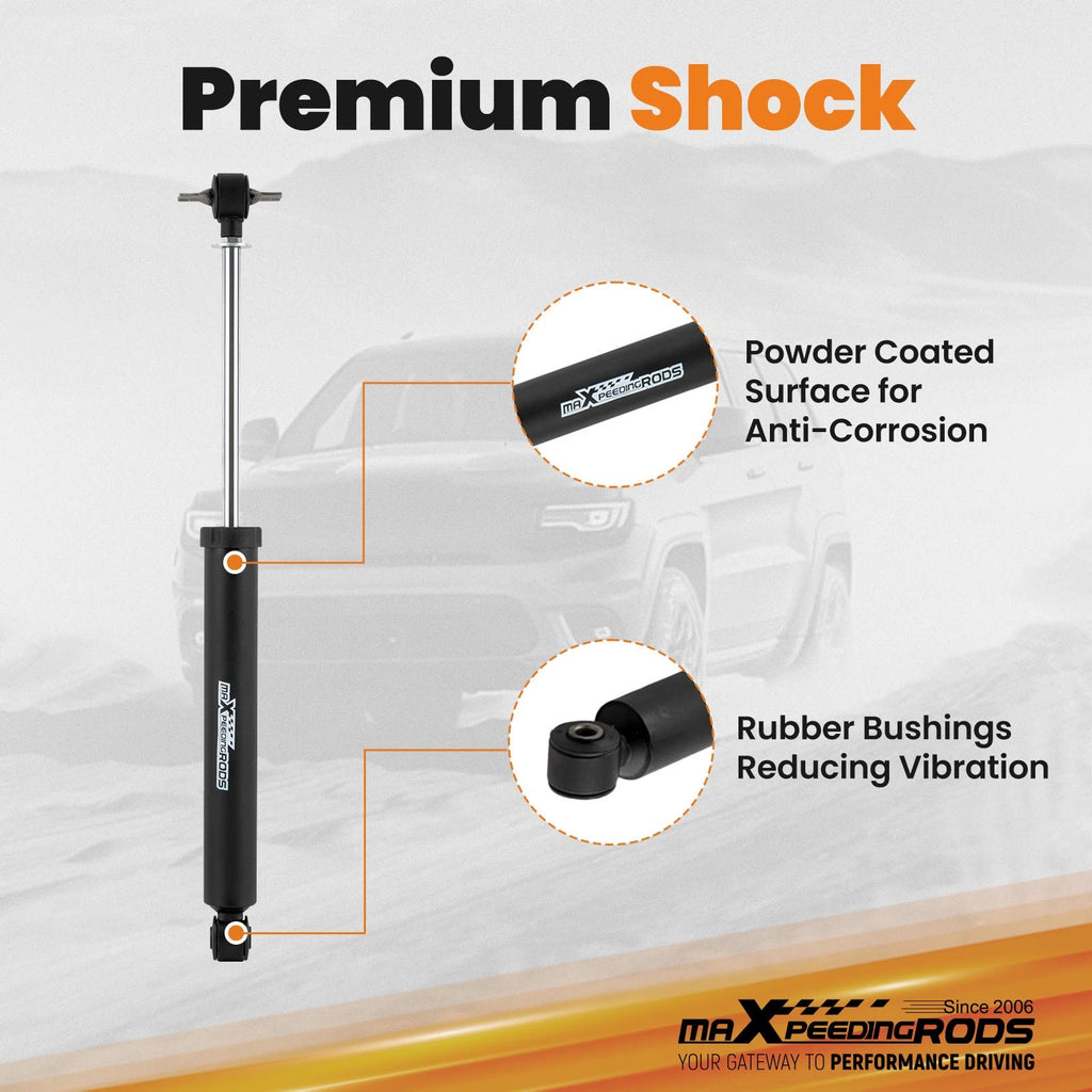 2.5" Lift Kit with Shock Absorbers for Jeep Wrangler JK Unlimited (2007–2018)